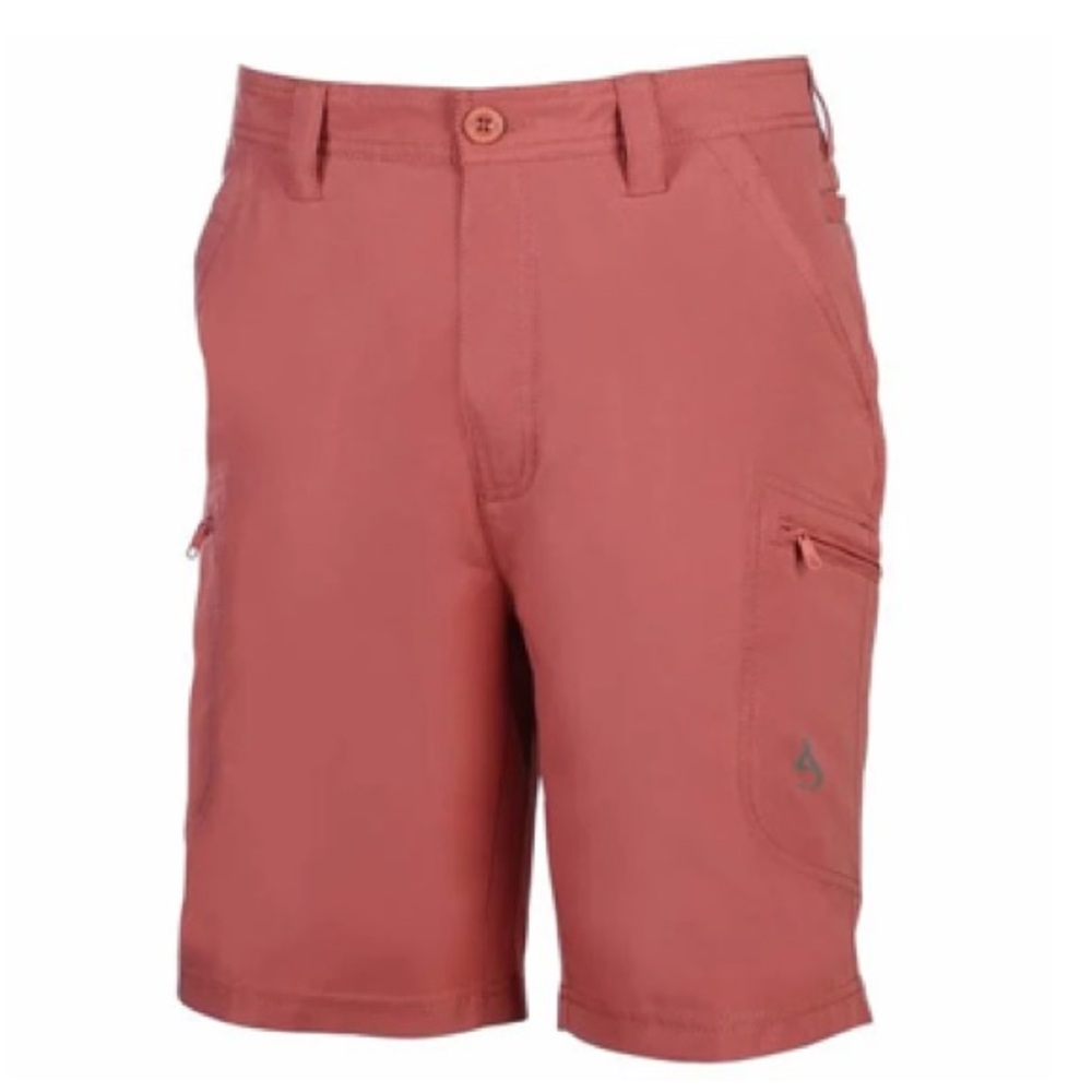 Hook & Tackle Men’s Driftwood Hybrid Stretch Fishing Cargo Shorts